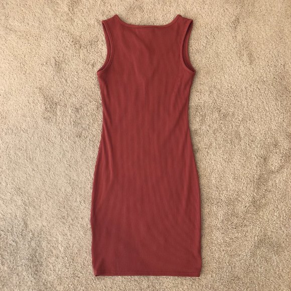 Sugar & Cream Coral Form Fitting Dress Size Small - Picture 2 of 7